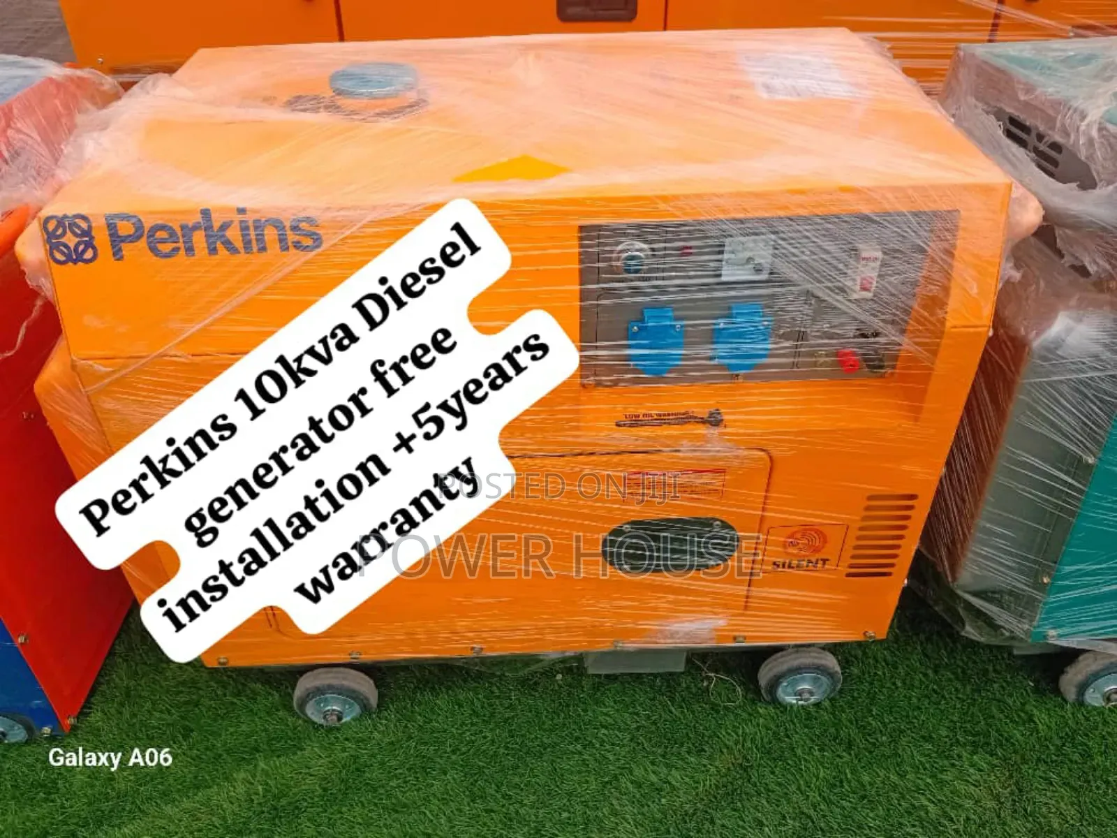Electric Energizer Perkins Diesel Generator 10kva Silent