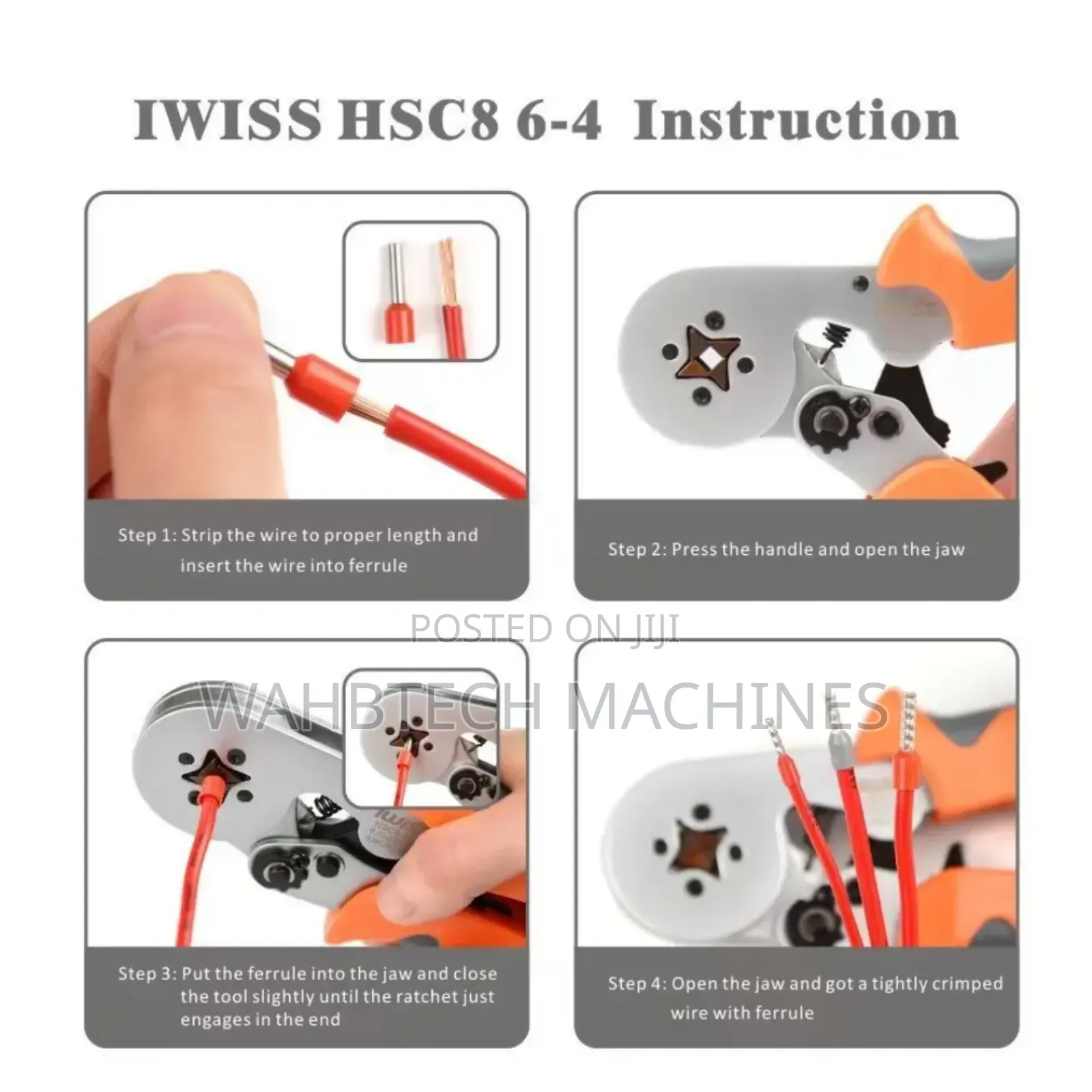 Terminal Crimping Pliers With Pins