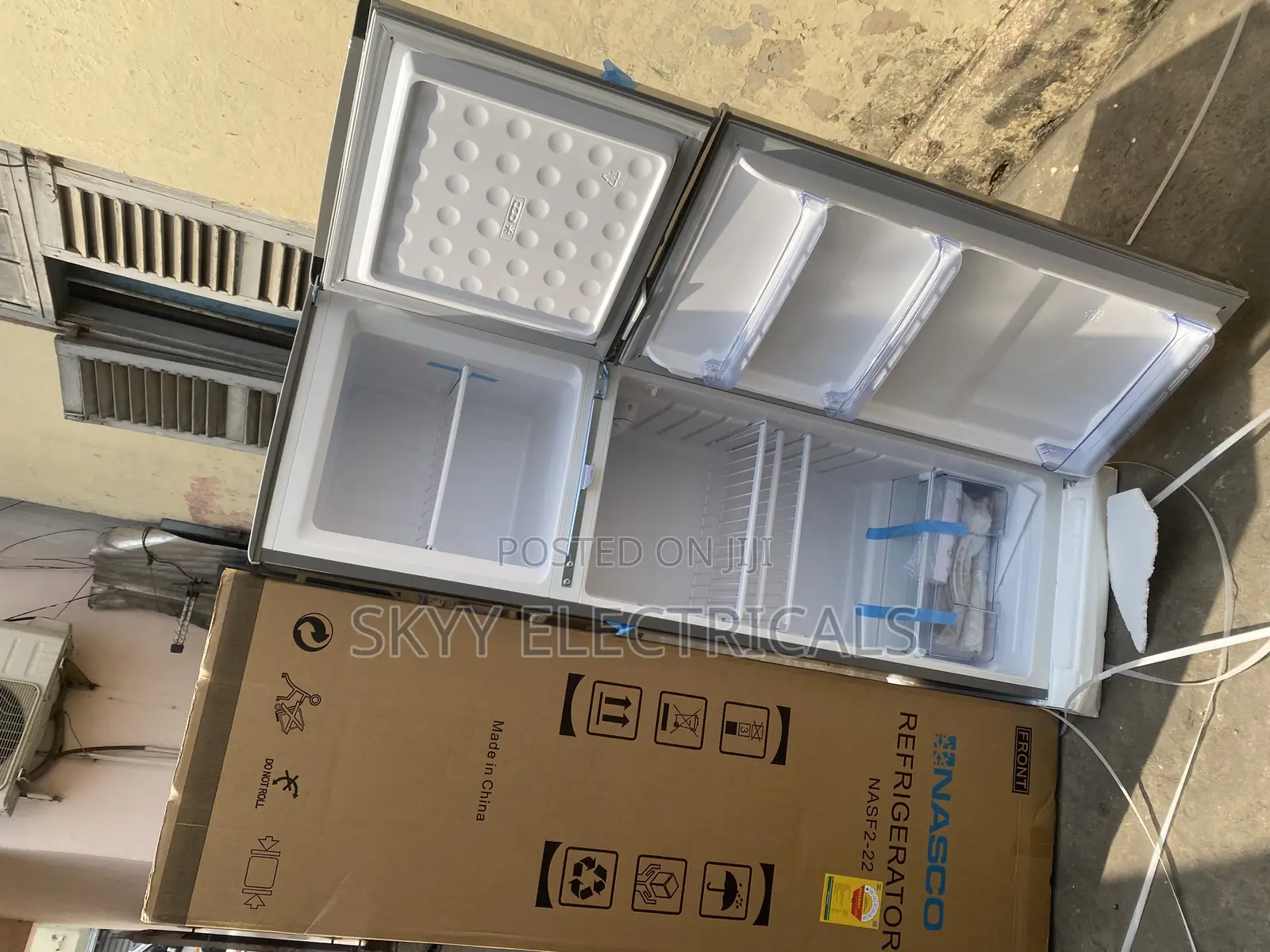 Nasco Nasf2-22 166liters Top Freezer Fridge