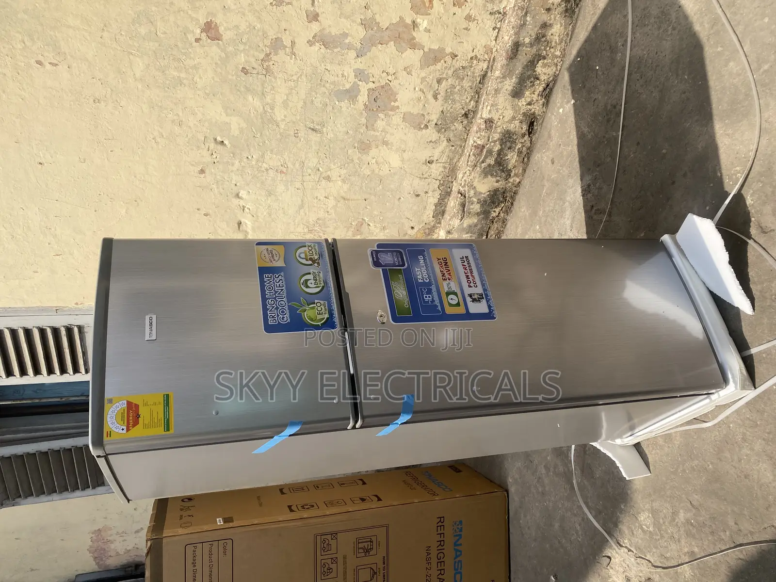 Nasco Nasf2-22 166liters Top Freezer Fridge