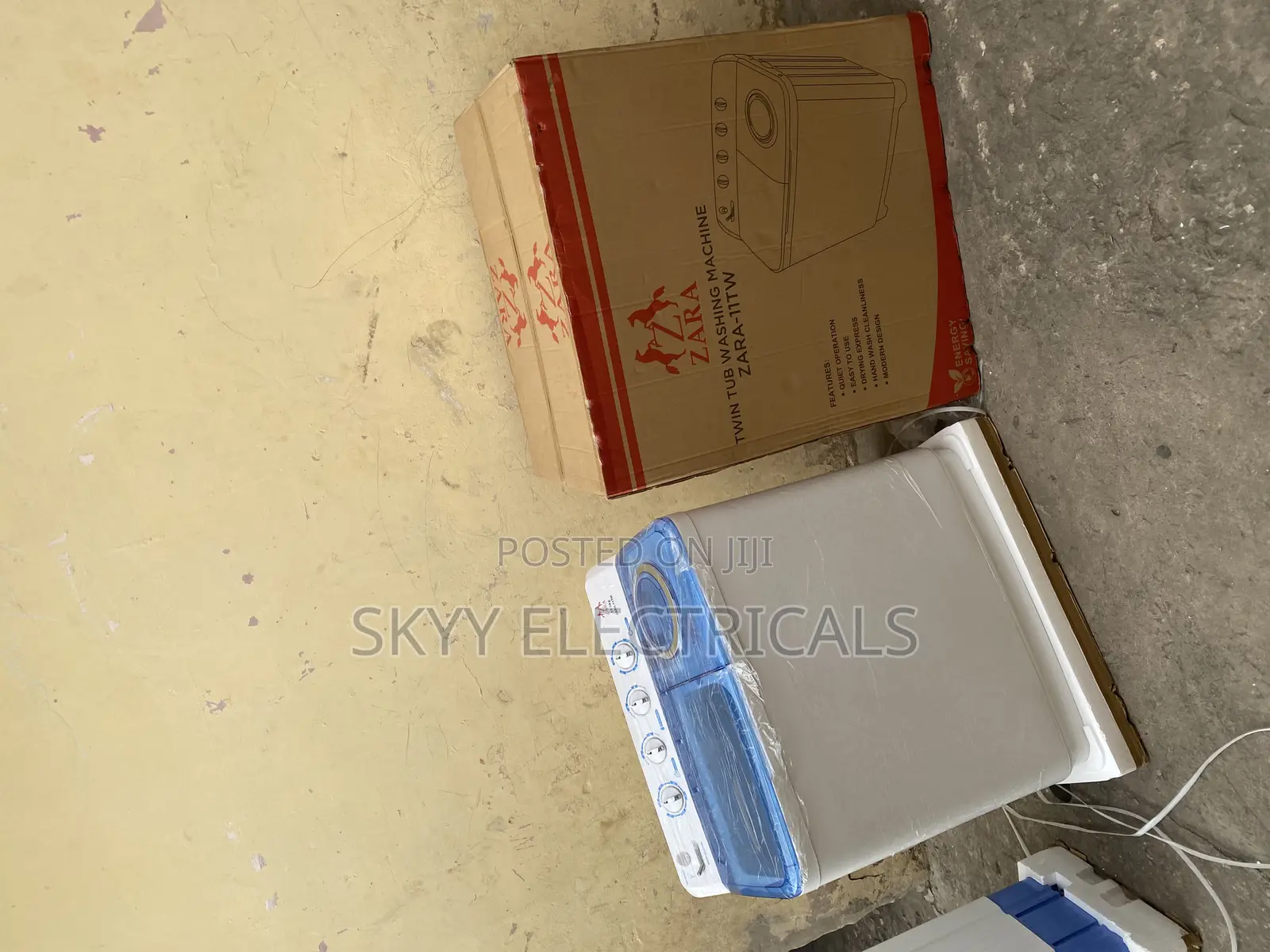 Zara 11kg Twintub Semi Auto Washing Machine Topload