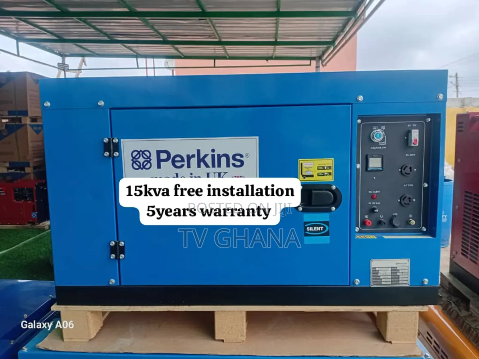 Home Gen =Happy Life Perkins 15kva 16500watt Diesel Silent