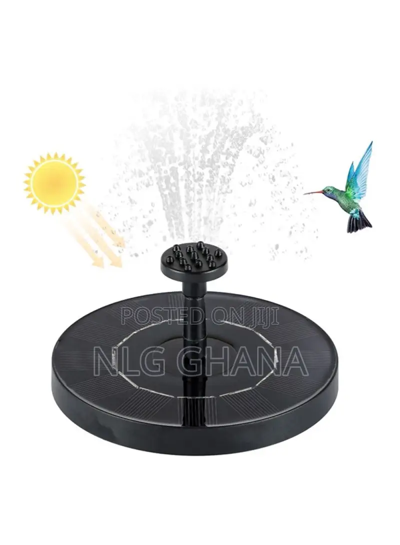 Circular Solar Fountain Outdoor Pool Floating.