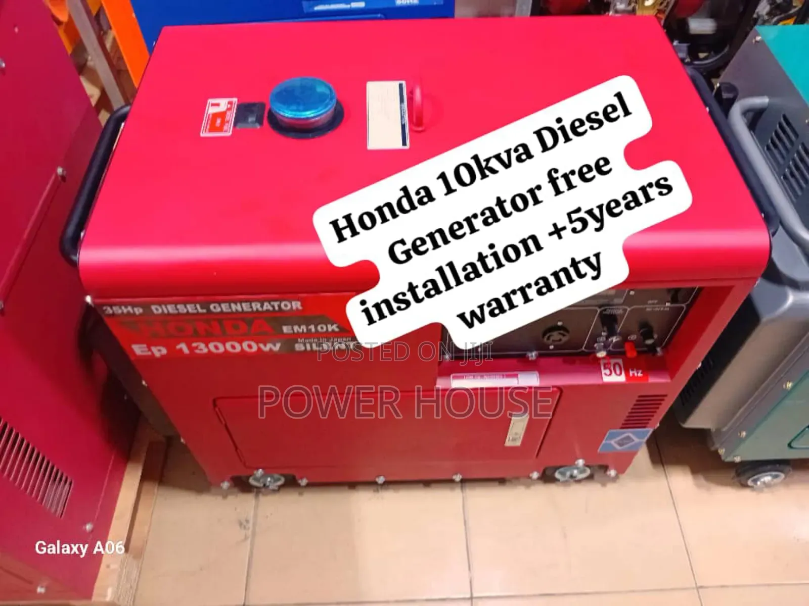 Energy for Justice Honda Diesel Generator 10kva