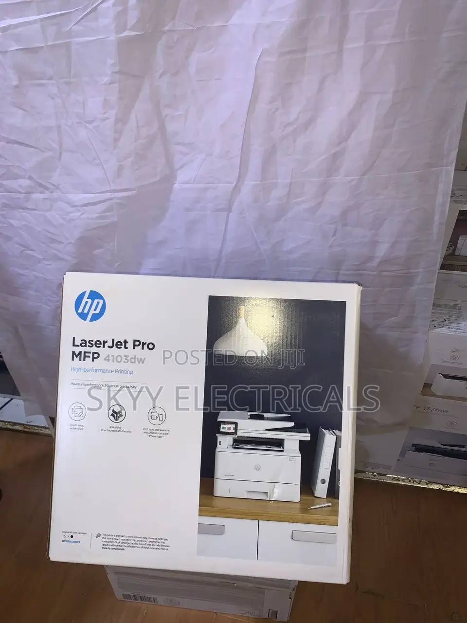 Hp Laserjet Pro M4103dw Black White 3in1 Wireless Printer