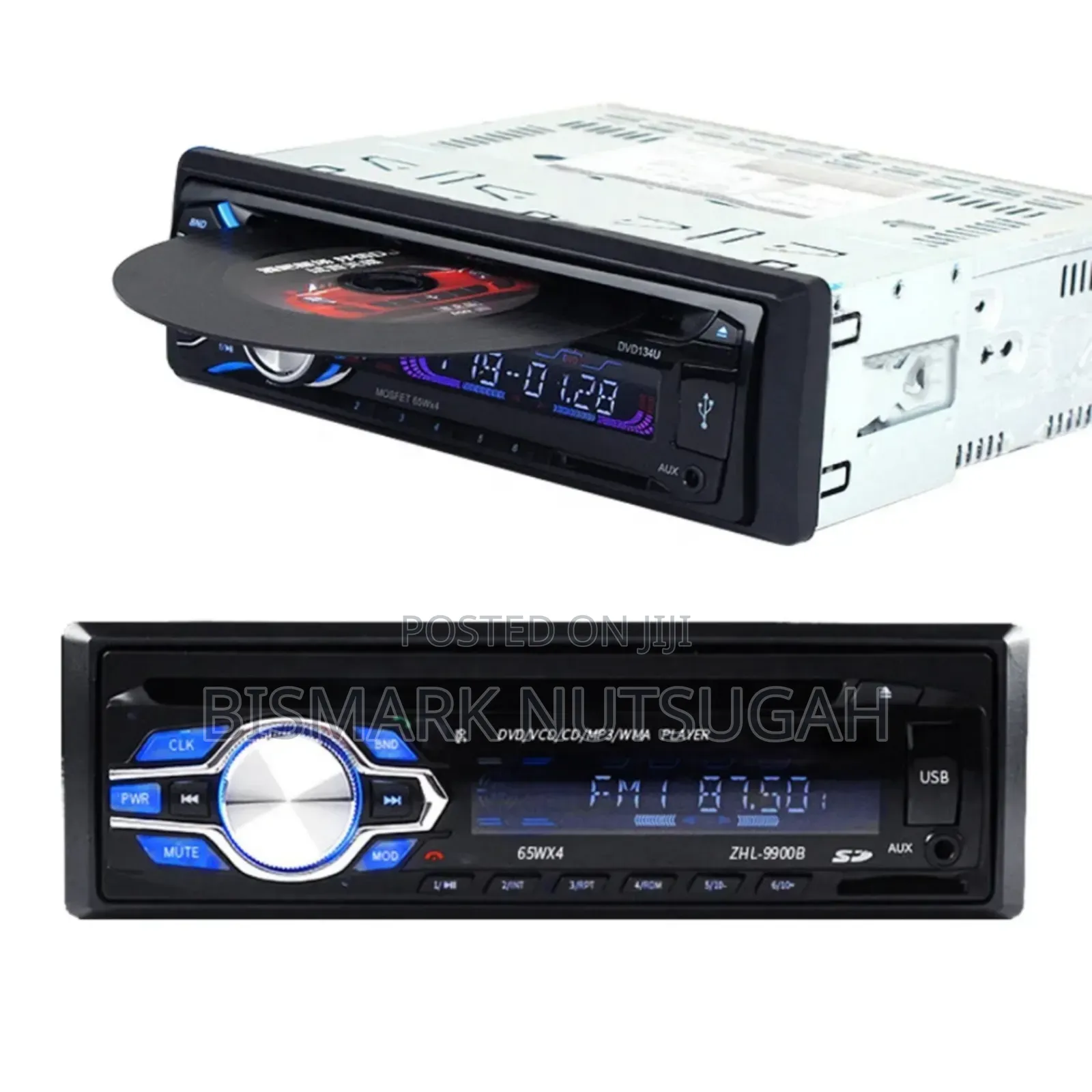 Car Dvd Cd Mp3 Audio Bluetooth Player