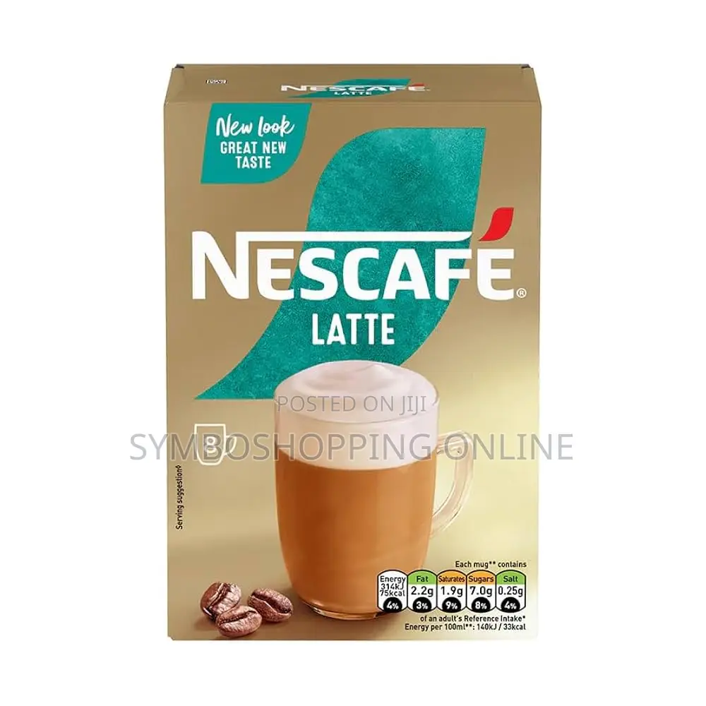 Nescafe Latte Coffee 144g Sachets (Pack of 8)