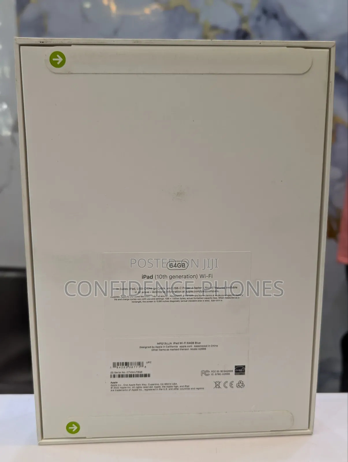 New Apple iPad 10.2 (2020) Wi-Fi 64 GB