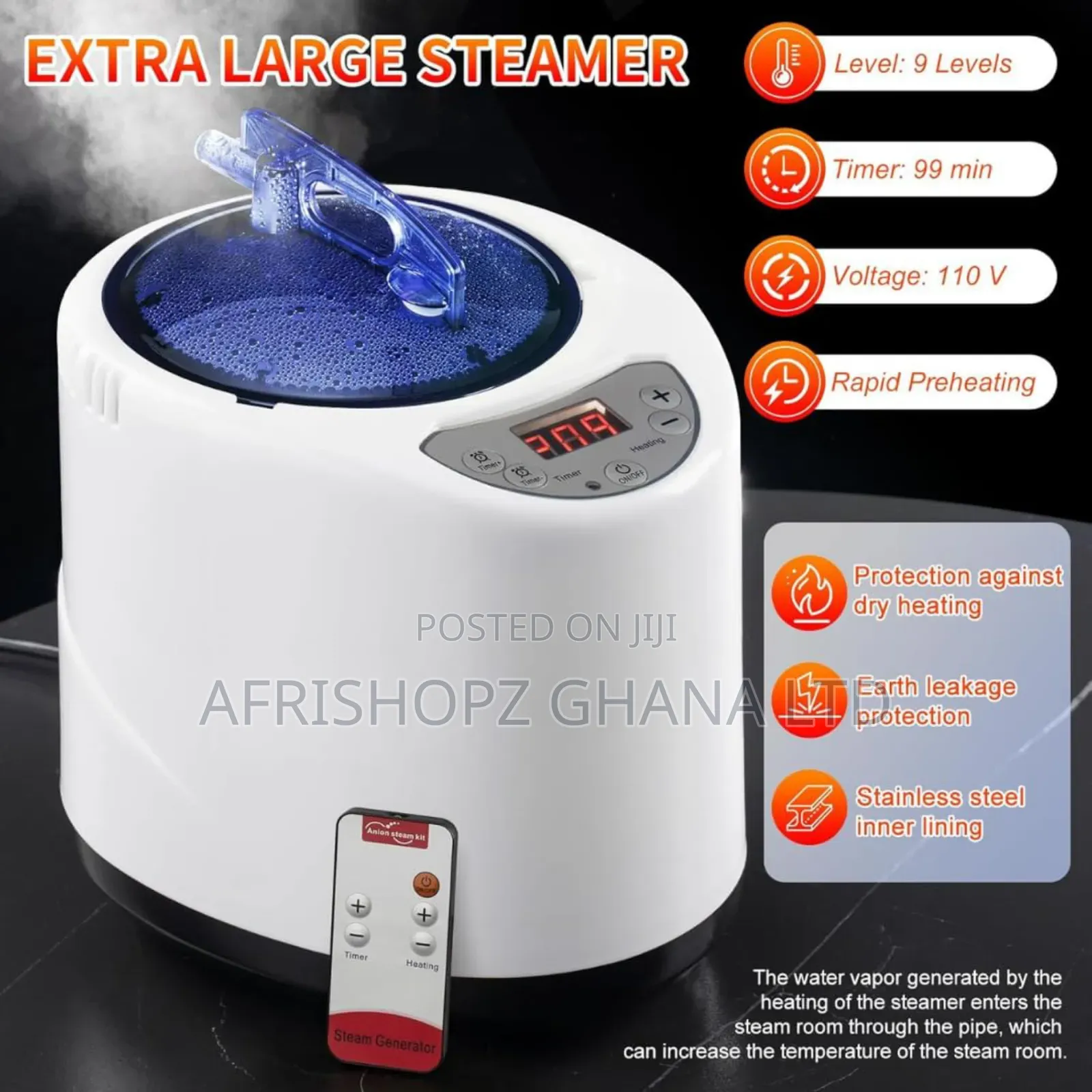 Portable Sauna Steamer and Tent