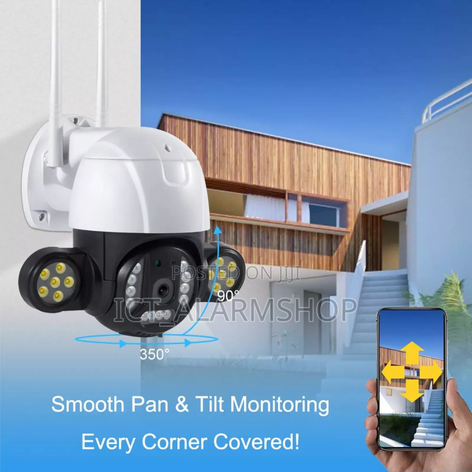 Dual Led PTZ CCTV