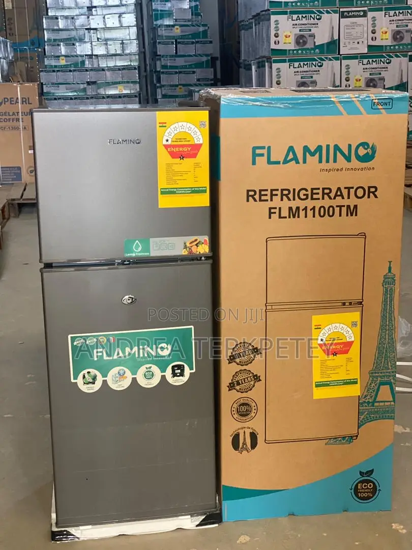 Double Door Table Top Fridge 95ltrs Flamino