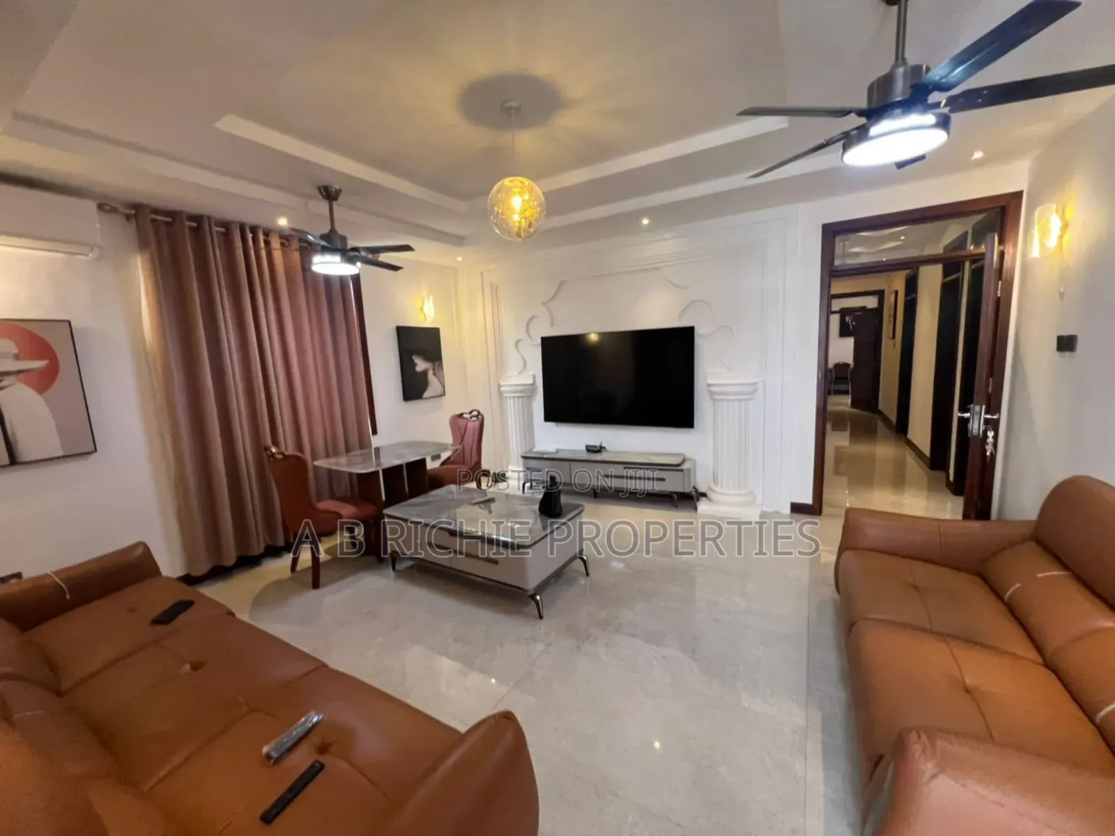 3 Bedroom Fully Furnished Apartment for Rent at Tse-Addo
