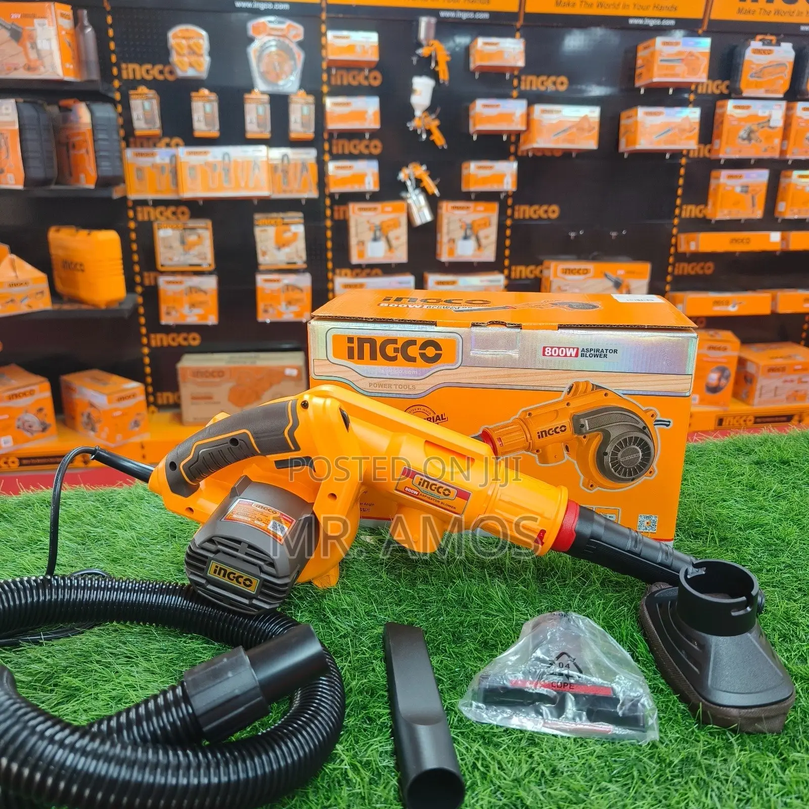800 Watt Electric Aspirator Blower With 4pcs Accessories Set - Ab8008