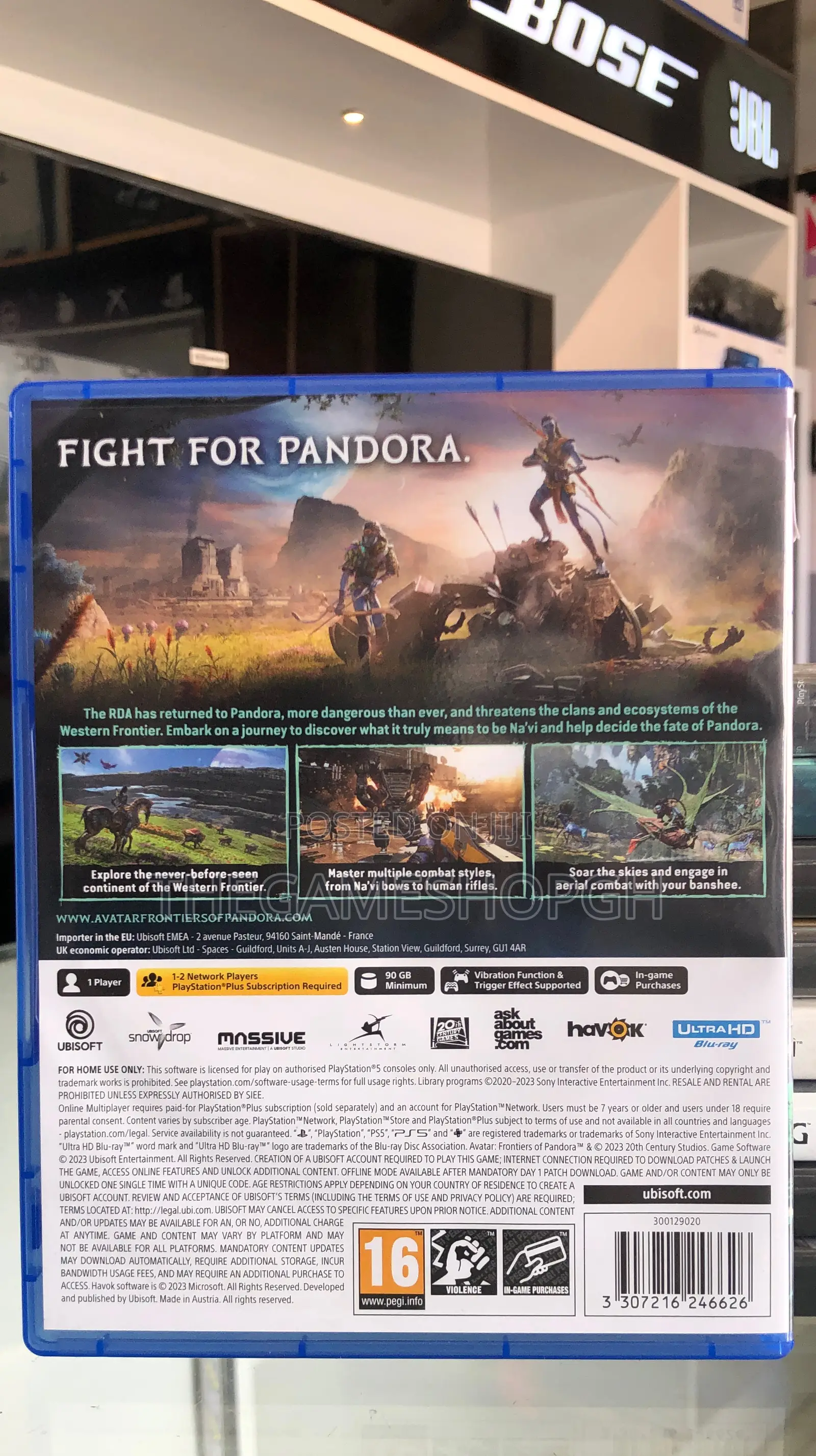 Avatar Frontiers for Pandora Ps5