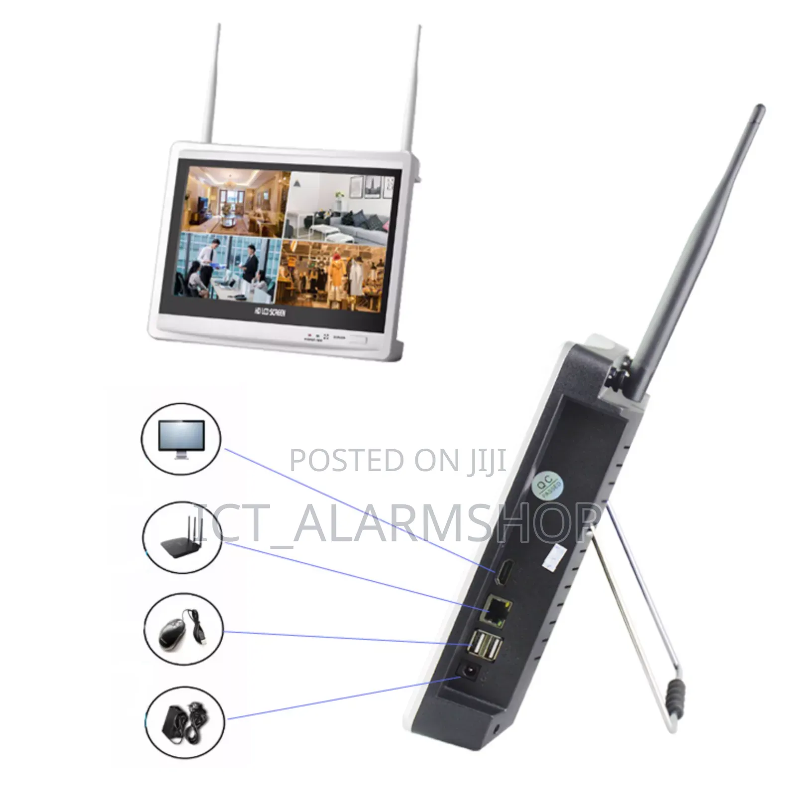 CCTV Ip Camera Kit + NVR Monitor