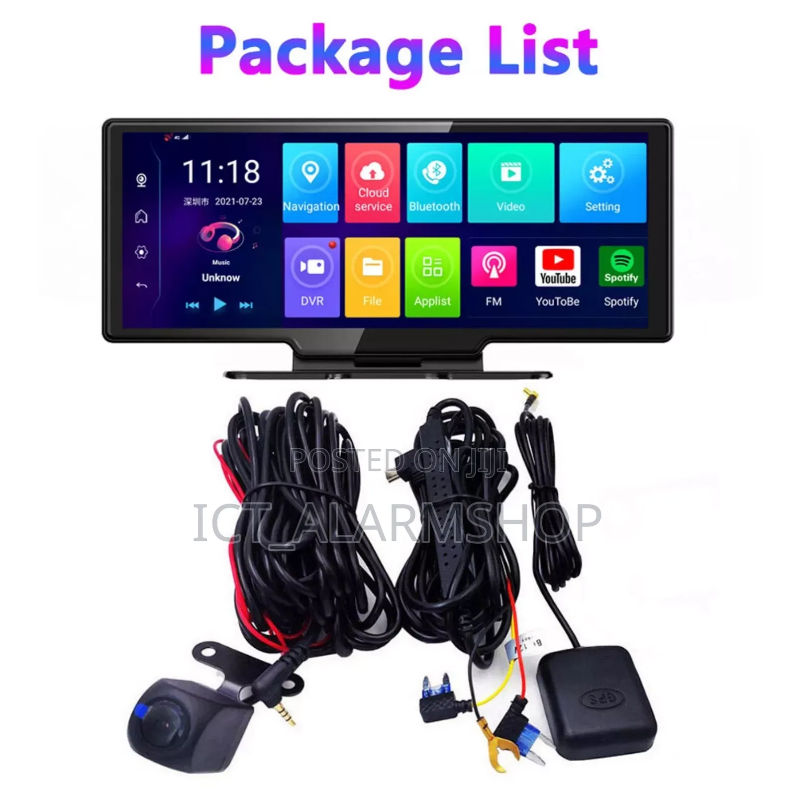 Car 4g Dashcam Camcorder Monitor Recorder