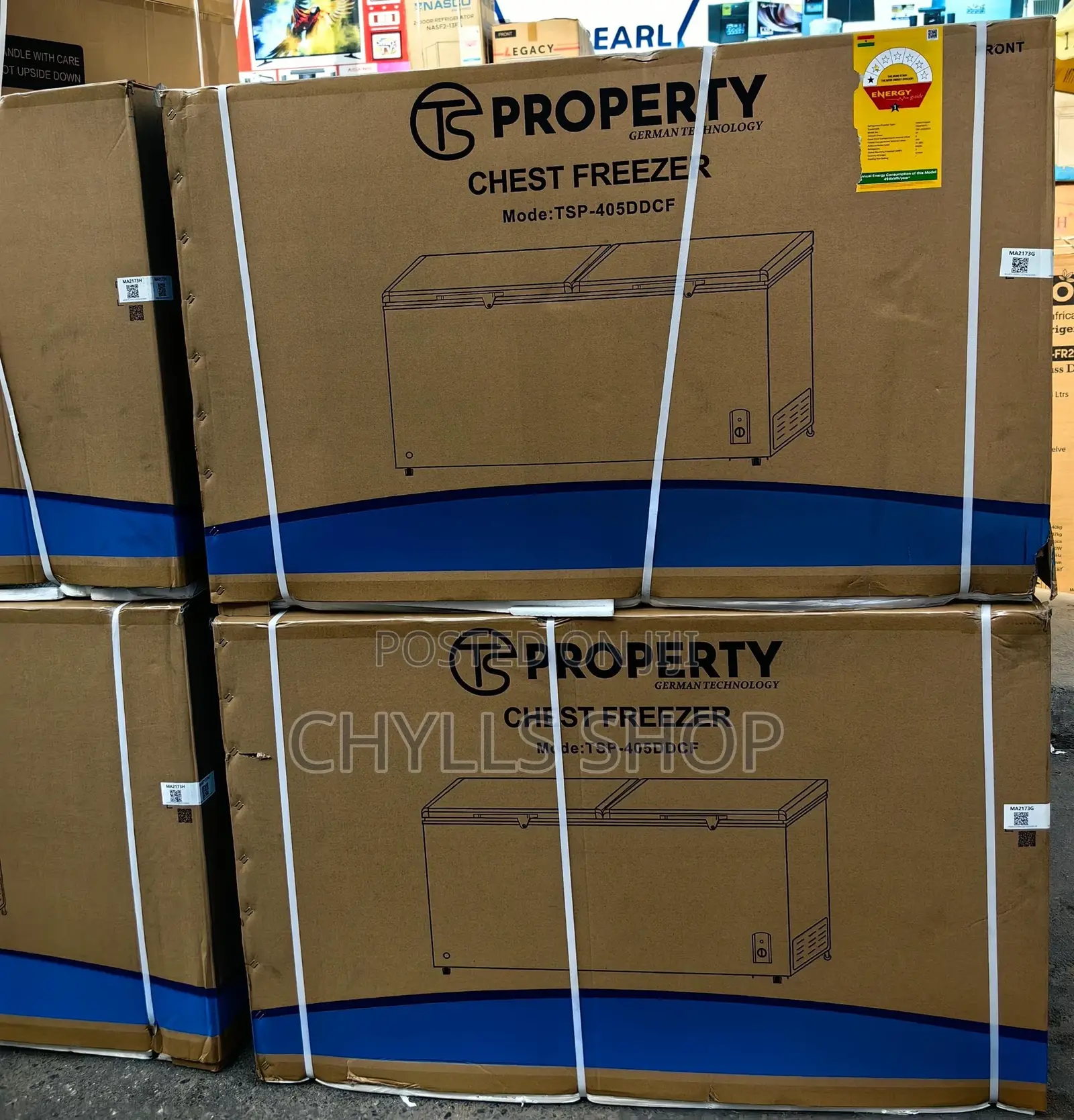 Double Door Chest Freezer
