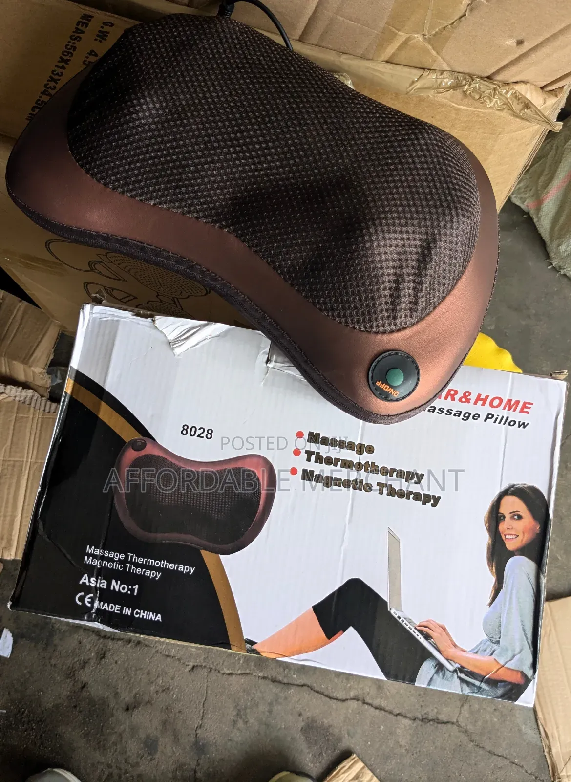 Car And Home Massage Pillow Magnetic Therapy