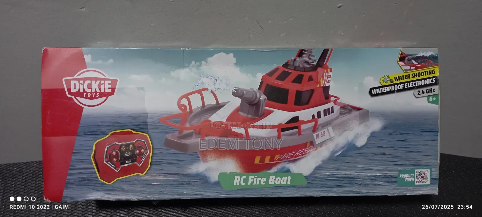 Remote Control Fire Boat