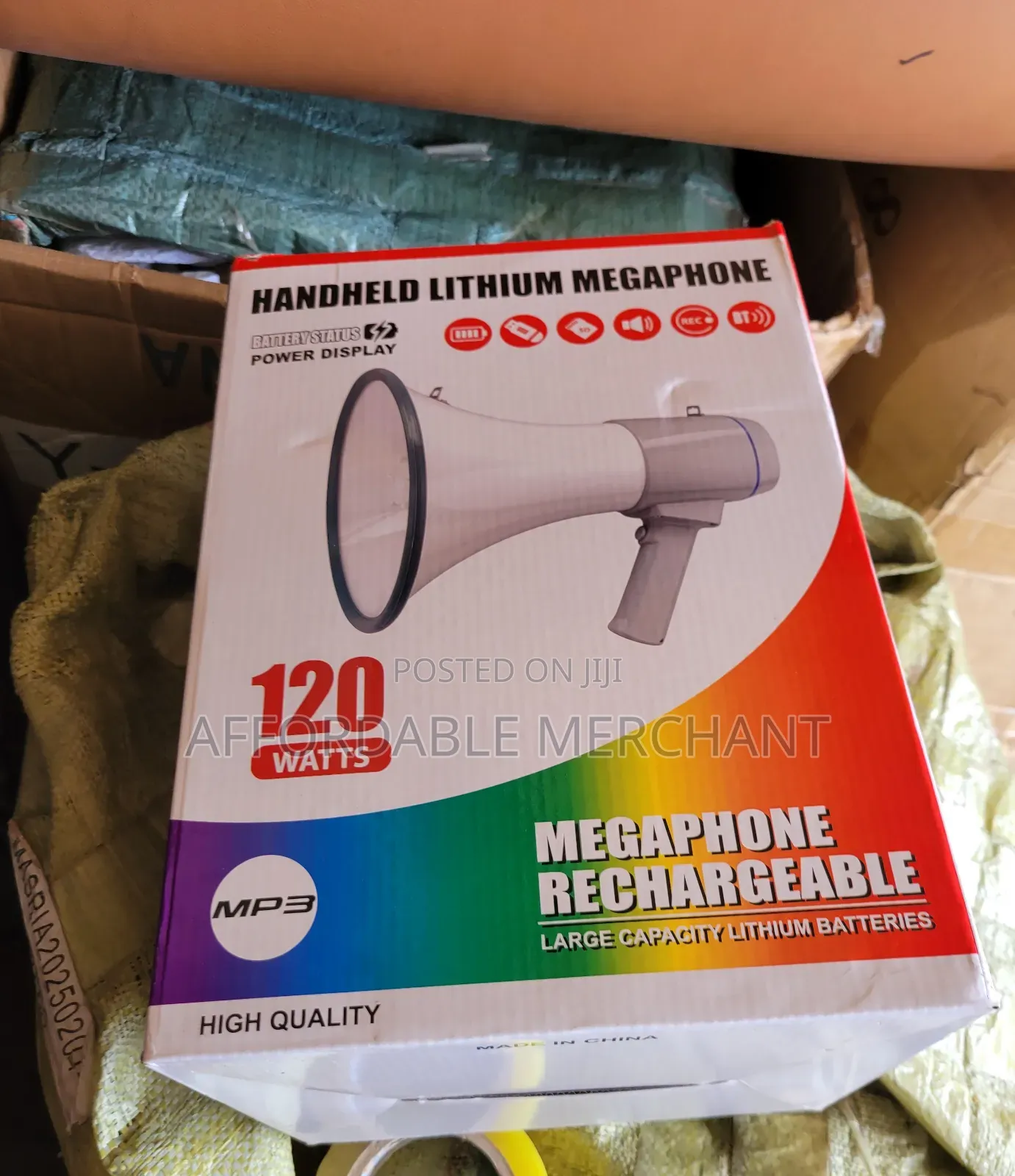 Professional Megaphone 120w Rechargeable