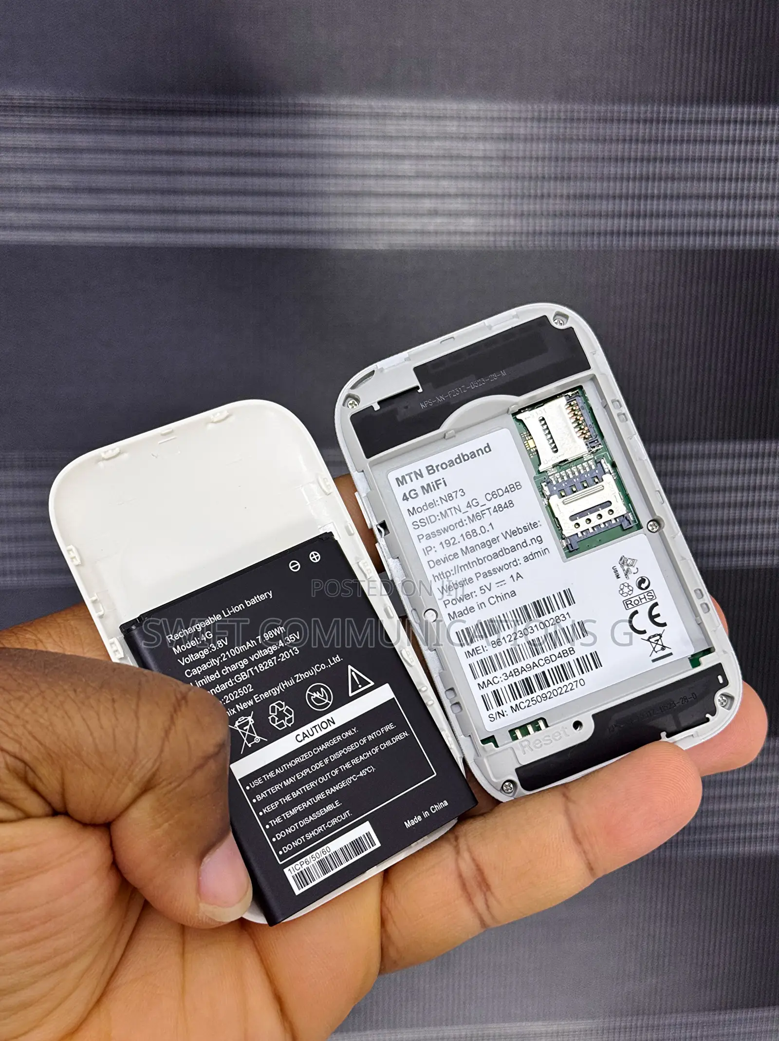 Unlocked Turbonet 4g Mifi N873