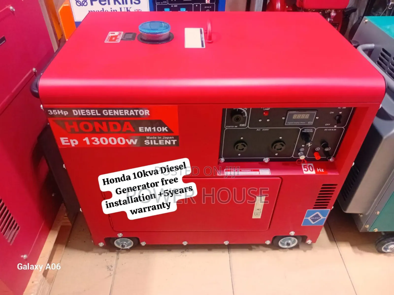 Energy Effecient Honda Diesel Generator 10kva Silent