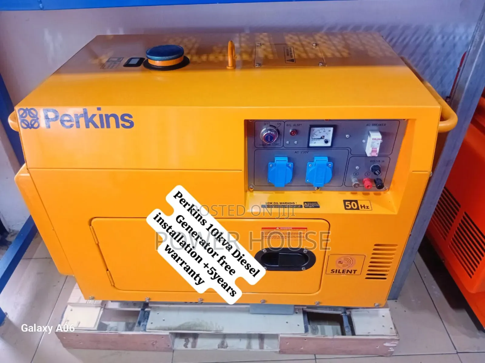 Power Output System Perkins Diesel Generator 10kva Silent