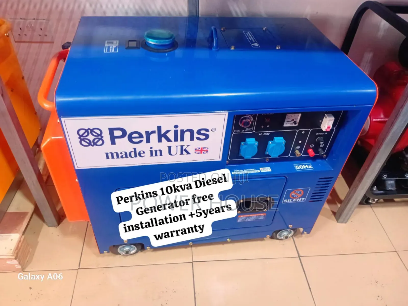 Simple Power System Perkins Diesel Generator 10kva Silent
