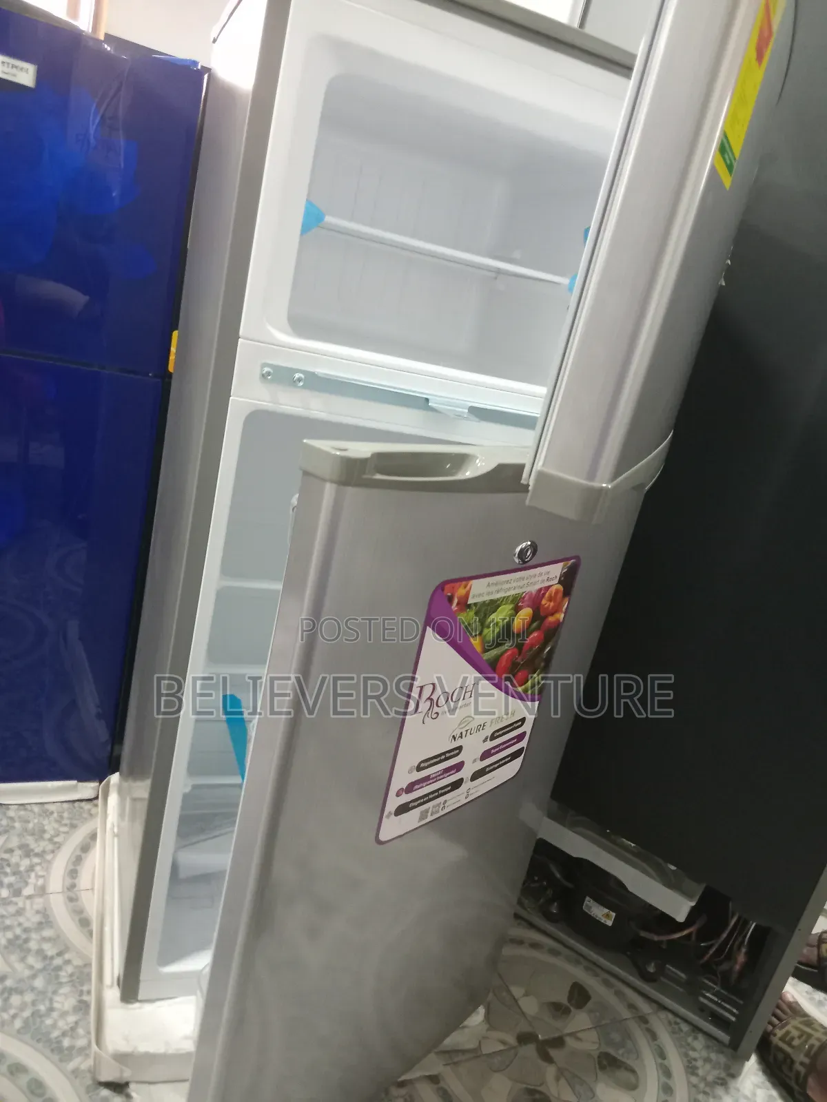 Outstanding Roch Double Door Performance House Fridge 117l