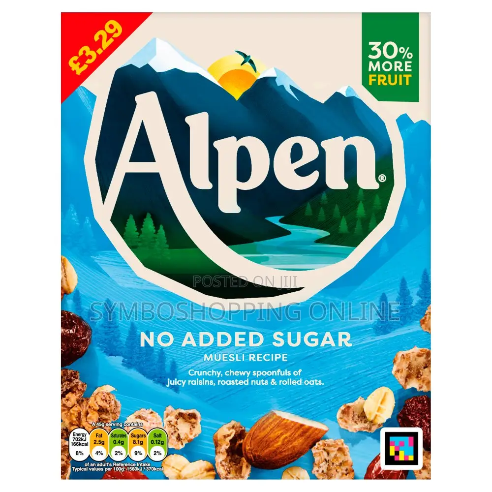 Alpen Muesli No Added Sugar 550g