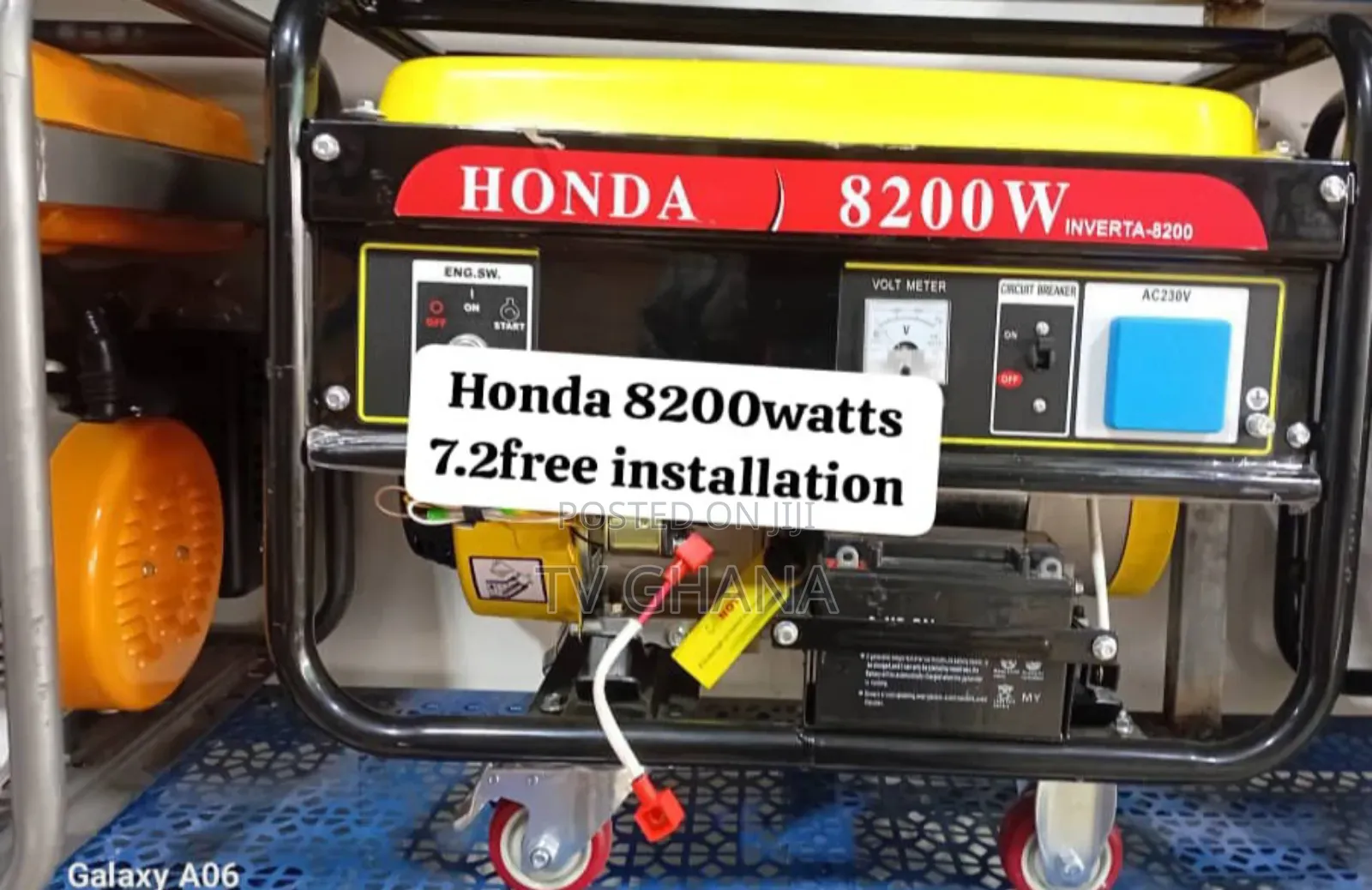 Fridge Fan Tv Done Honda 8200watts 7 2 Petrol Gen