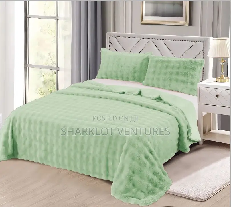 Rabbit Hair (3 Pcs) Set Blankets