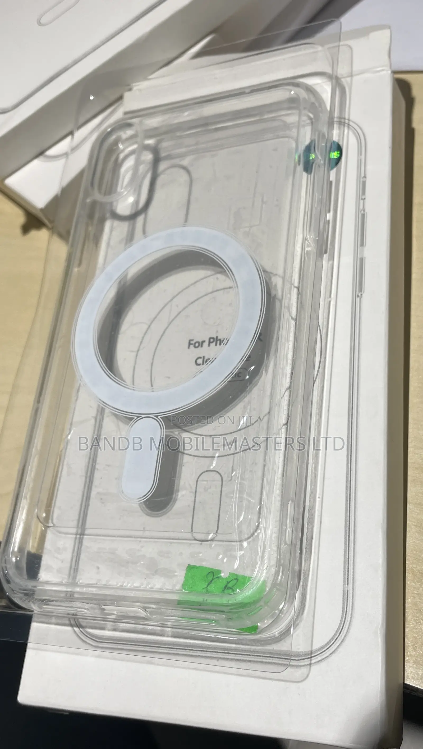 iPhone and Samsung Clear Case Magnetic