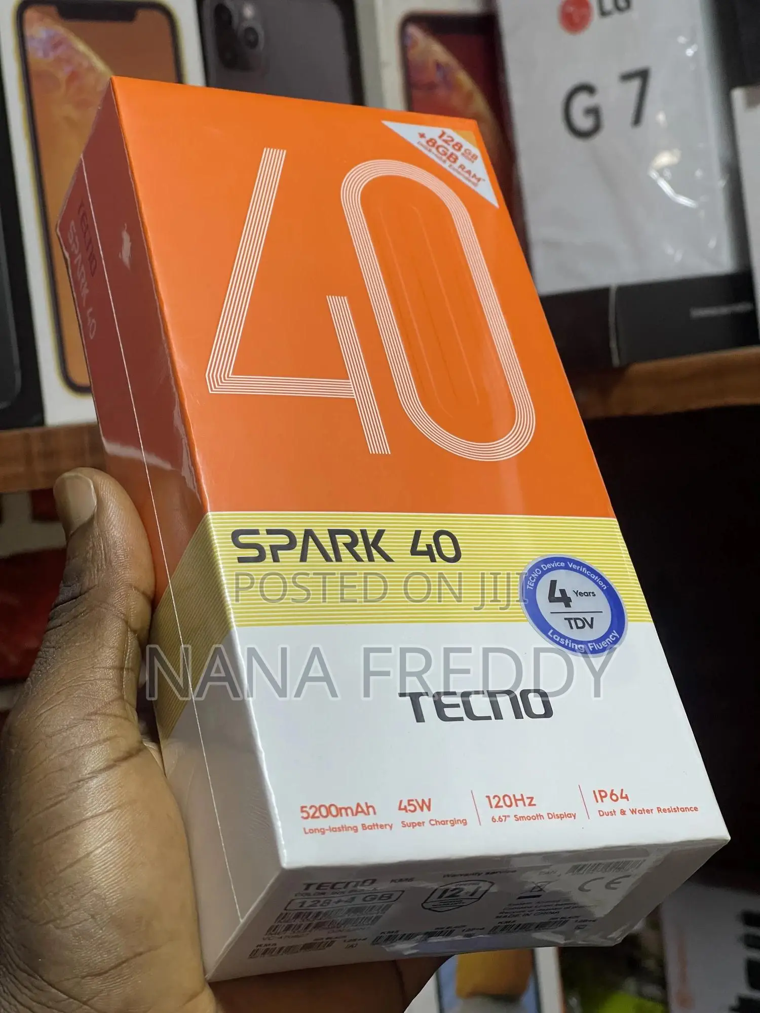 New Tecno Spark 40 128 GB Black