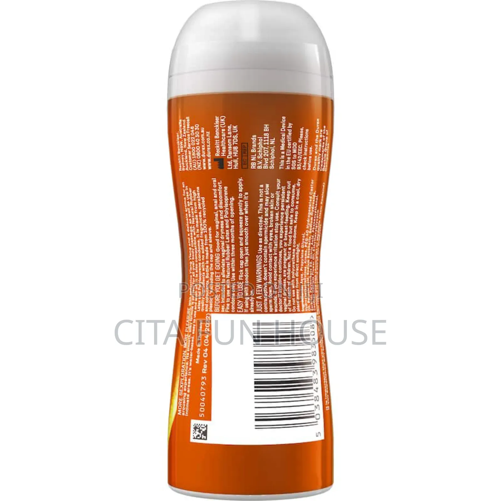 Durex 2 in 1 Lubricant 200ml