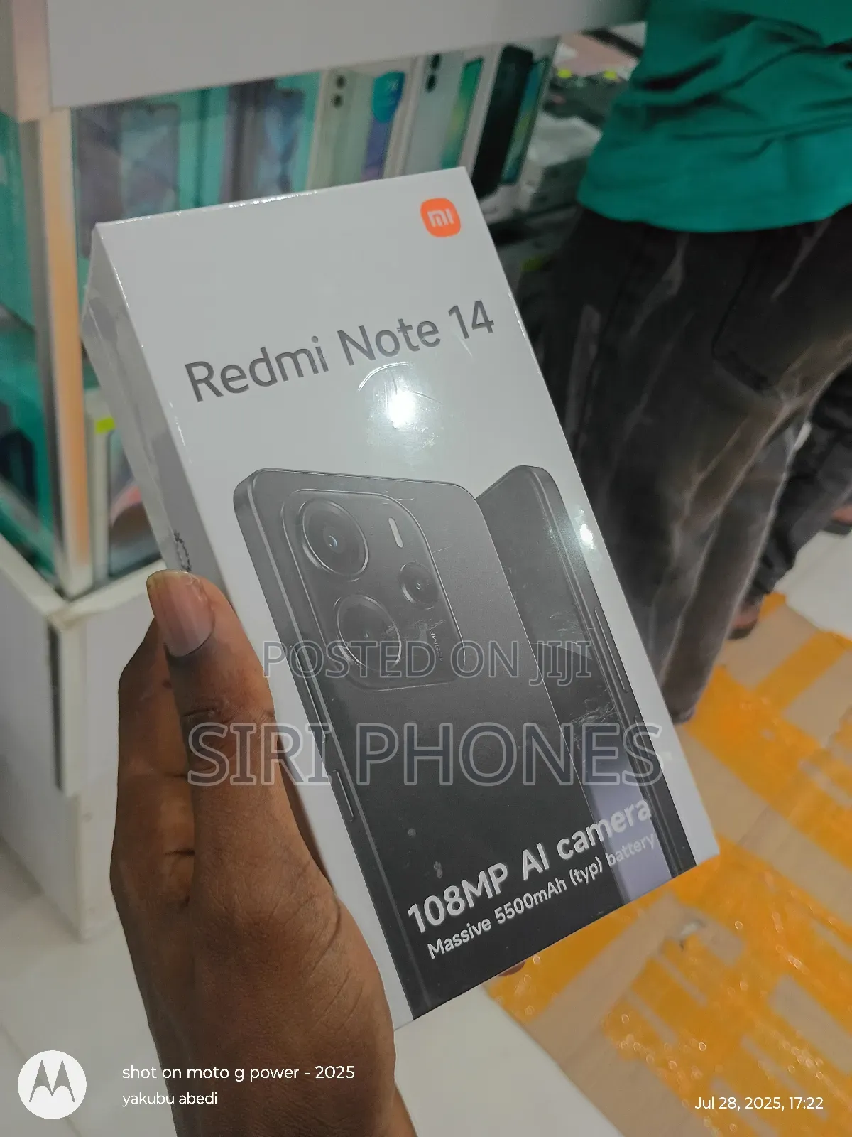 New Xiaomi Redmi Note 14 256 GB Black