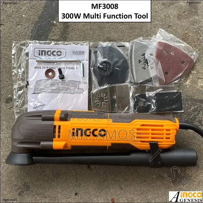 300 Watt Multi-Function Tool With 7pcs Accessories Set – Mf3008