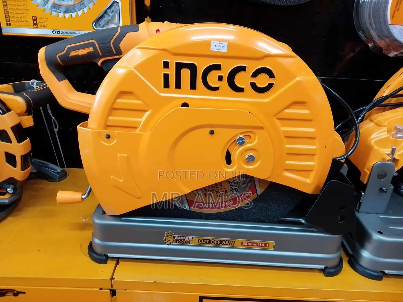 2400 Watt Cut Off Saw With 1pcs 355mm Cutting Disc - Cos243558