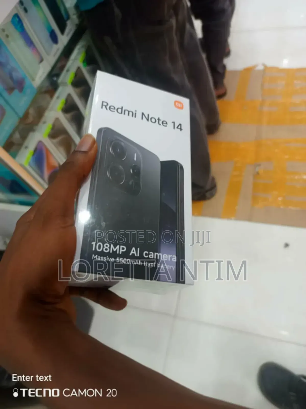 New Xiaomi Redmi Note 14 4G 256 GB Black