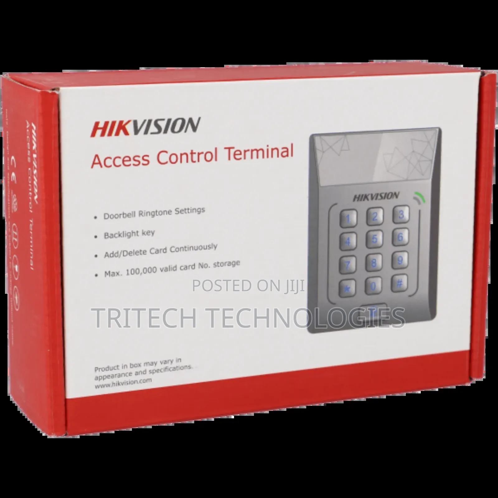 Hikvision Standalone Access Control C/P Ds-K1t801m Card