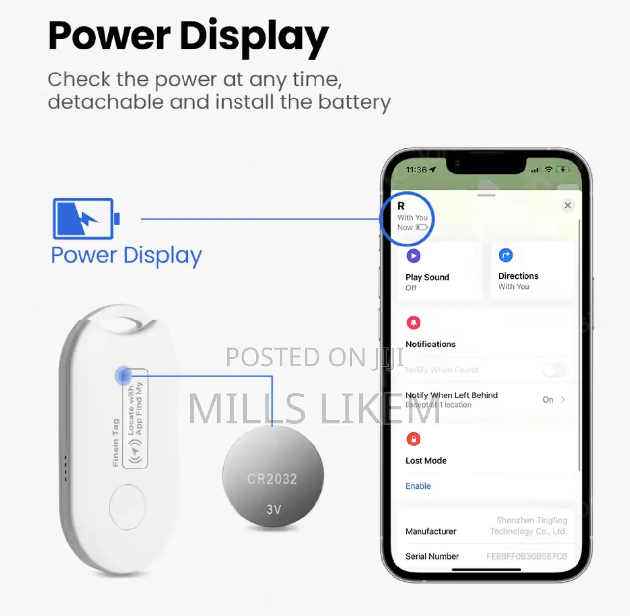 Air Tag Smart Tracker (For iPhones )