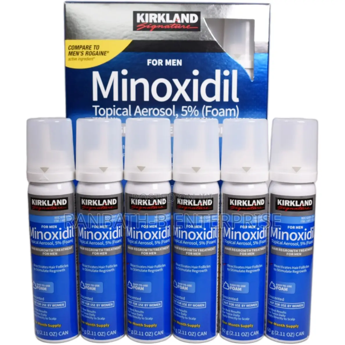 Minoxidil Foam for Beard and Baldness