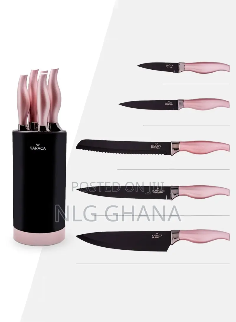 6 PCS Wave Stainless Steel Kitchen Knife Set. Kar1319