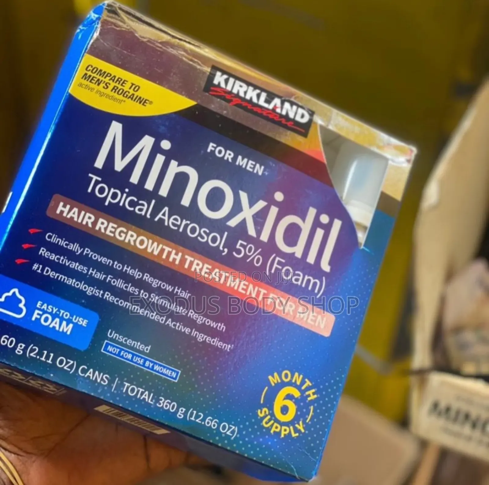 Kirkland Minoxidil Baldness Treatment Foam (Aerosol)