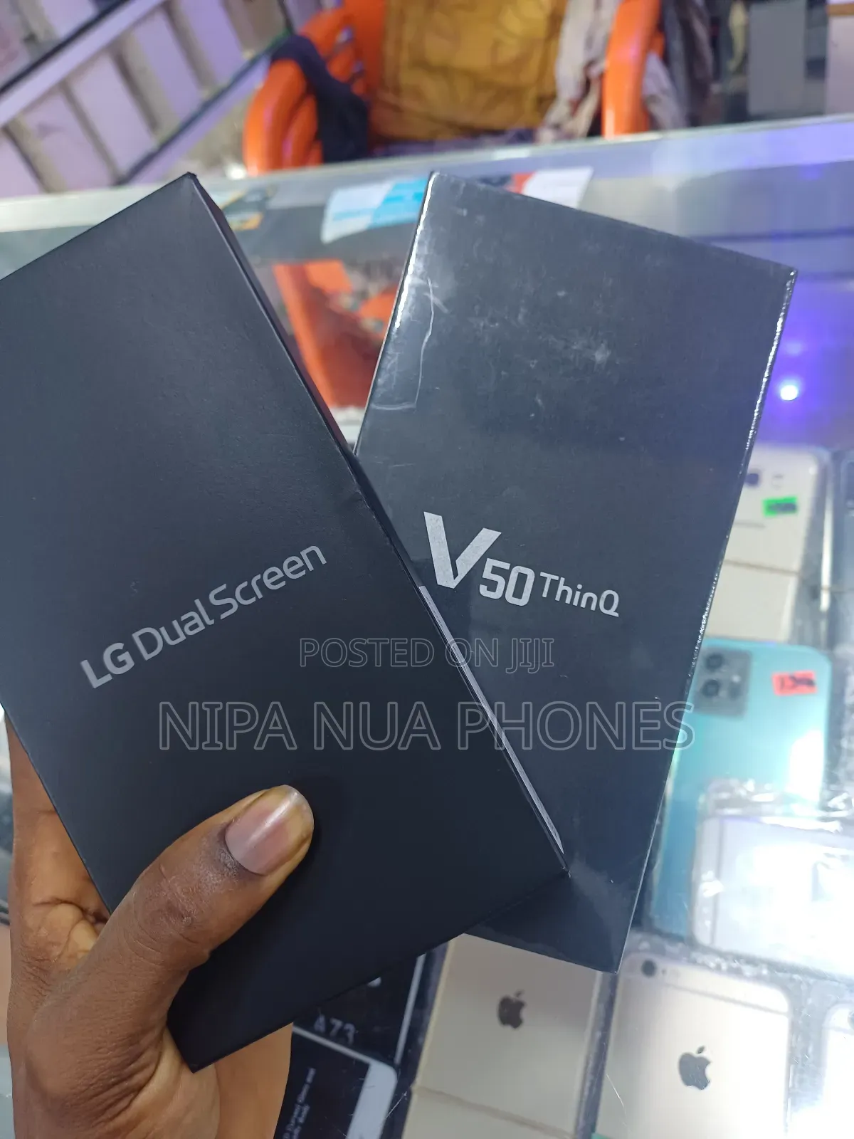New LG V50 ThinQ 128 GB Black