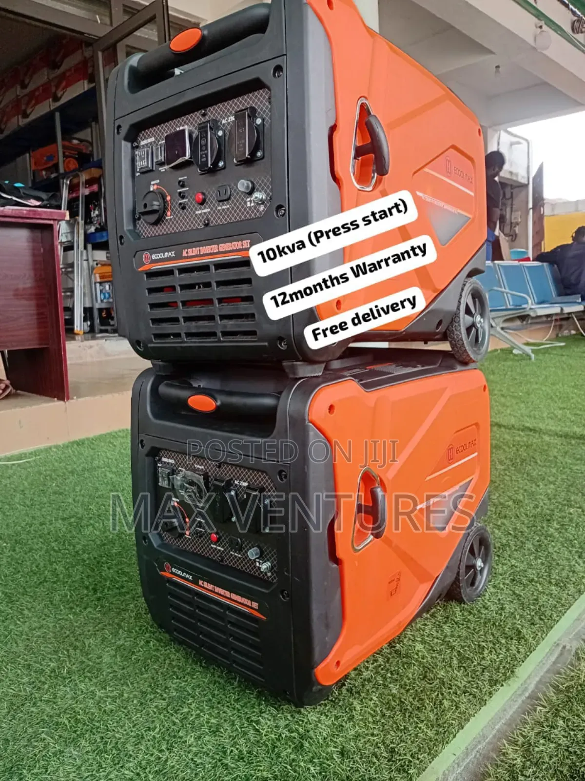 Powerful Silent Inverter 13000watt Petrol Gen Button Start