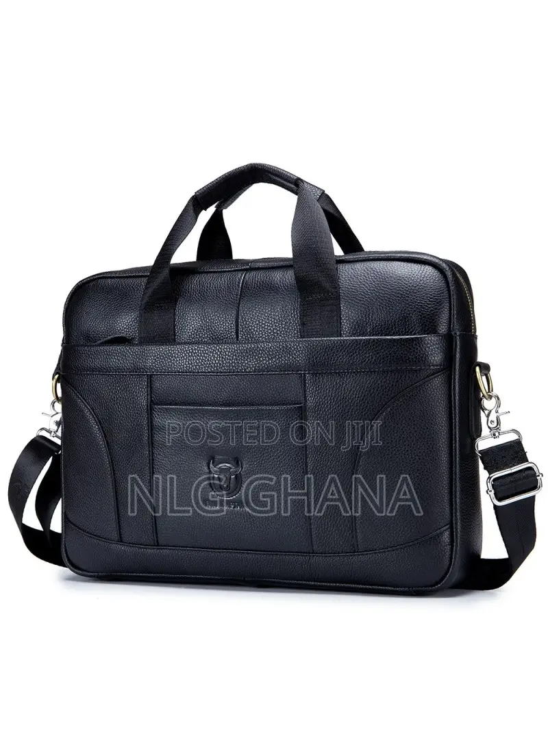 Top-Layer Cowhide Leather Laptop Handbag Shoulder. Tvx24664