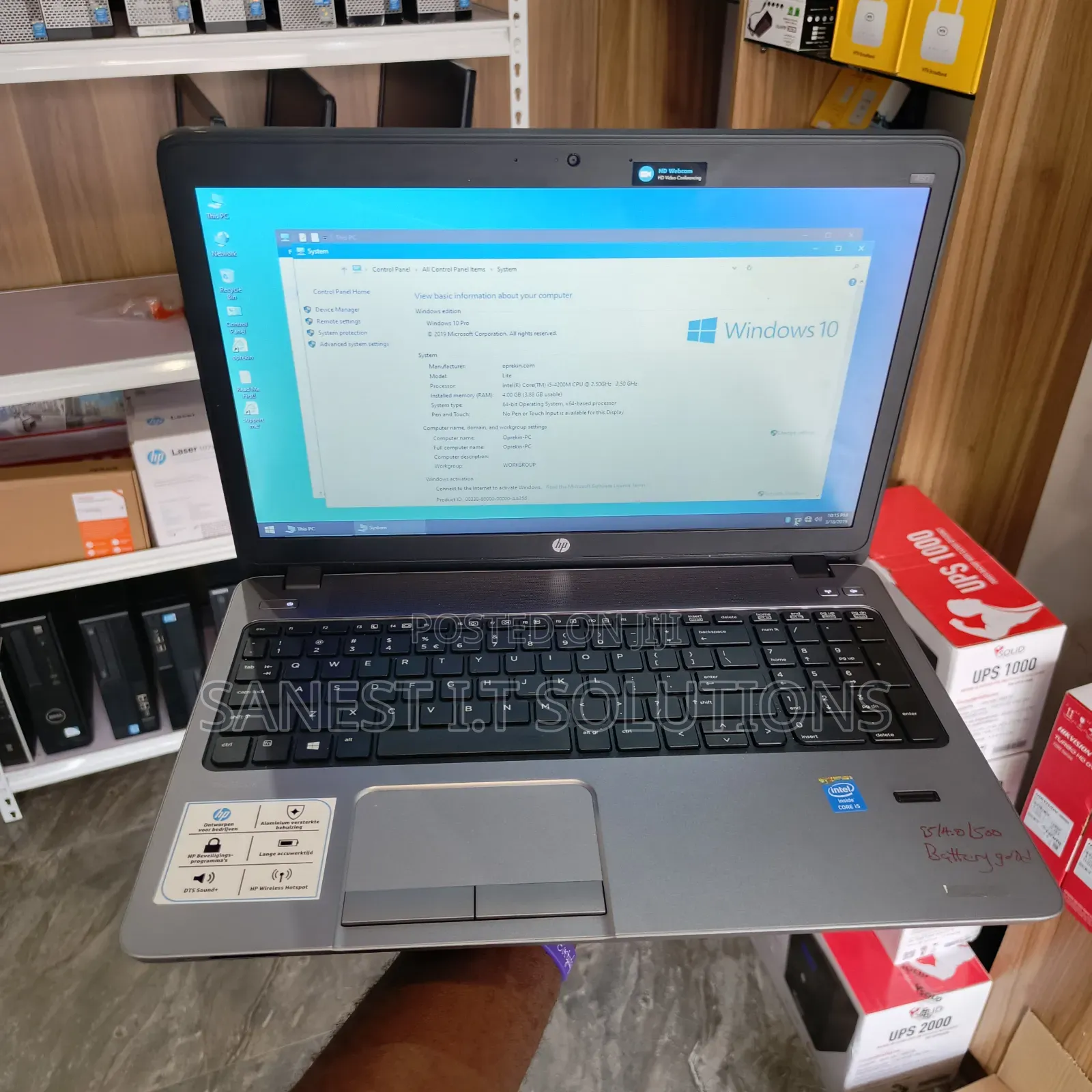 New Laptop HP ProBook 450 G4 4GB Intel Core I5 HDD 500GB