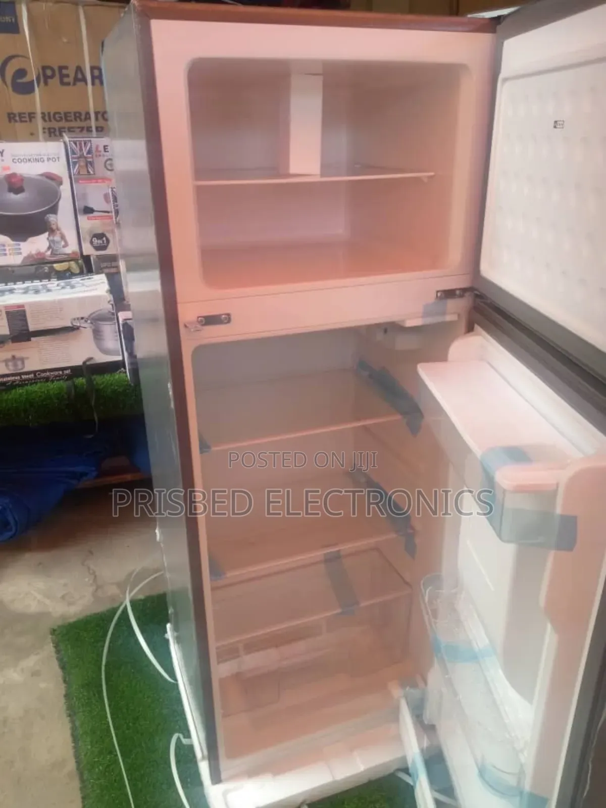 Pearl Durable Double Door Fridge With Dispenser 204 Litres
