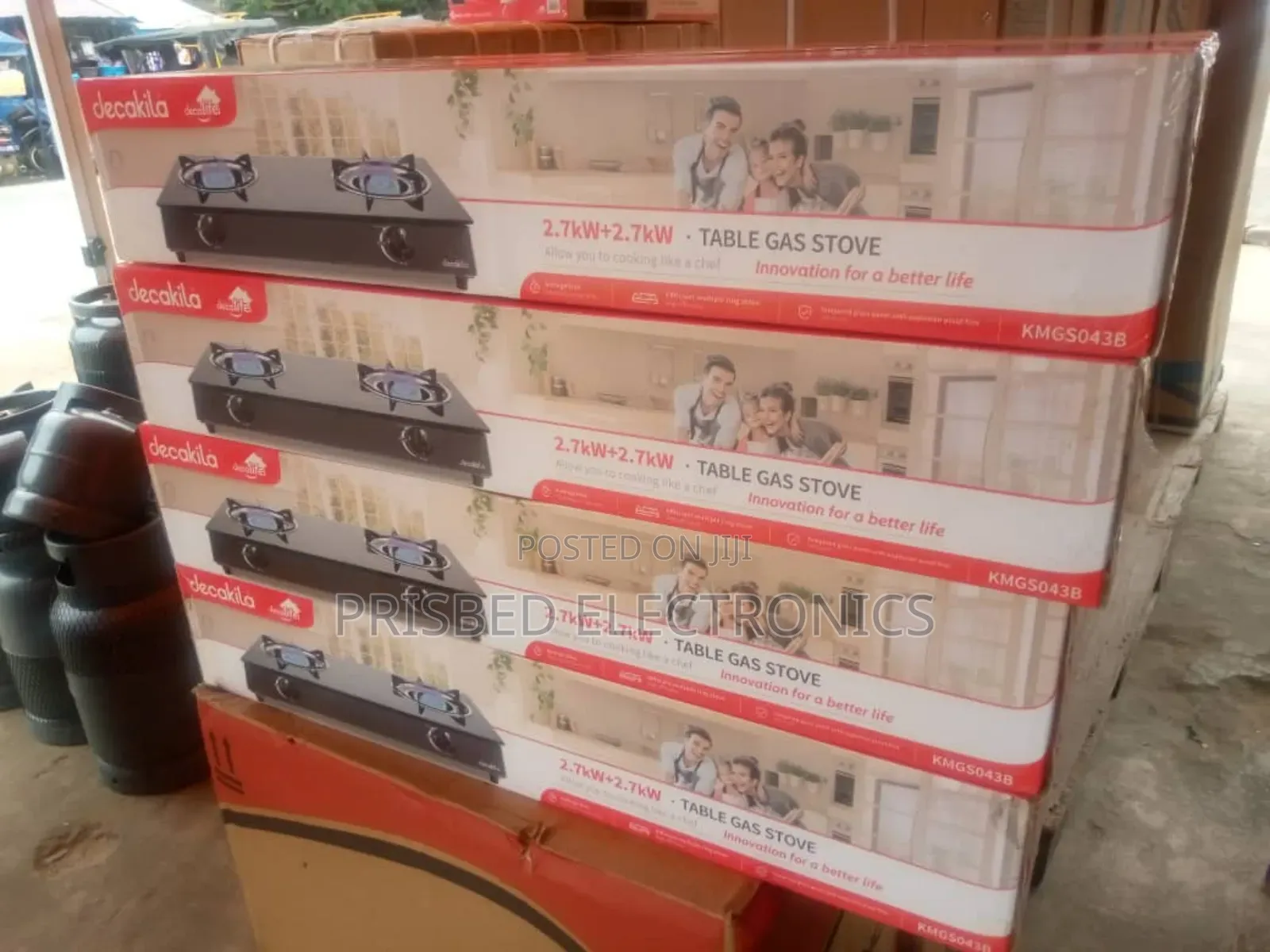 Decakila 2burner Glass Gas Stove
